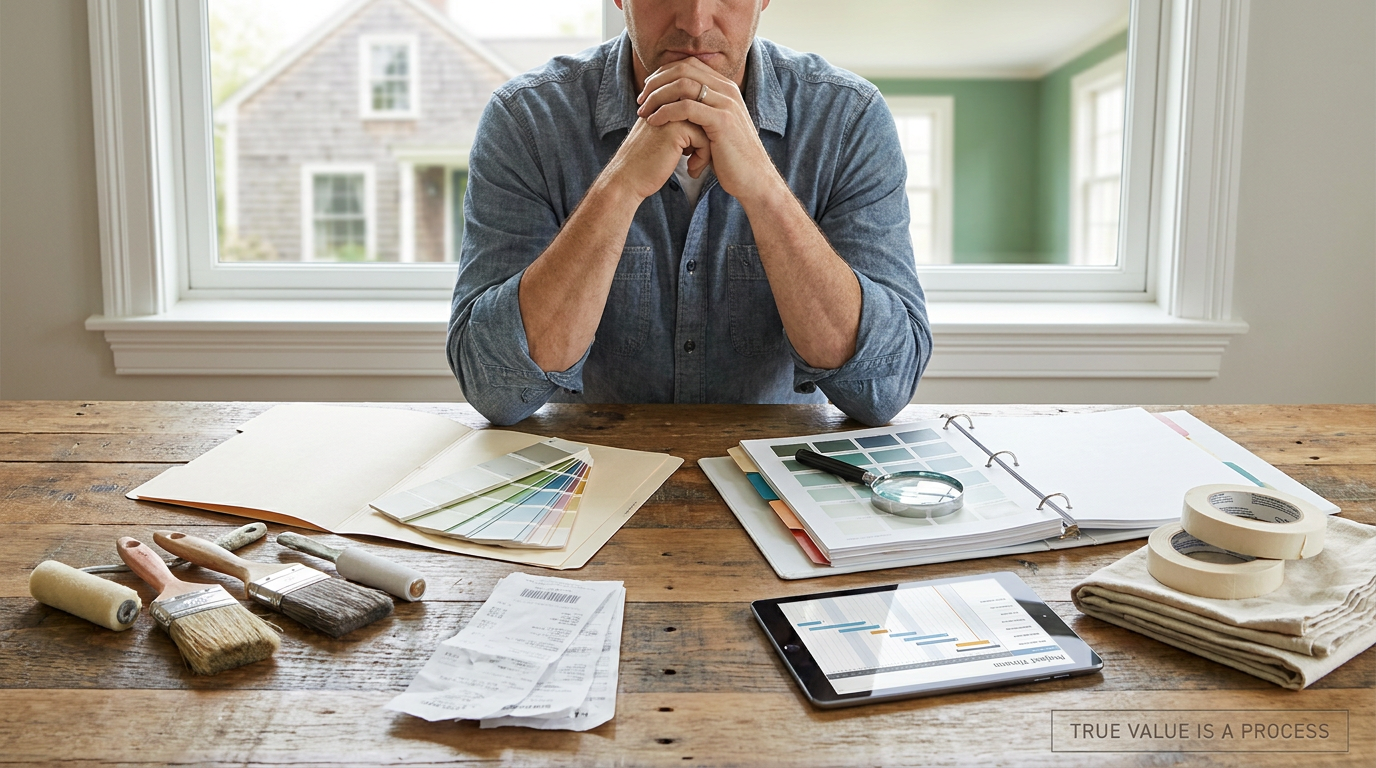 Lowest painting price compared with real long-term project value