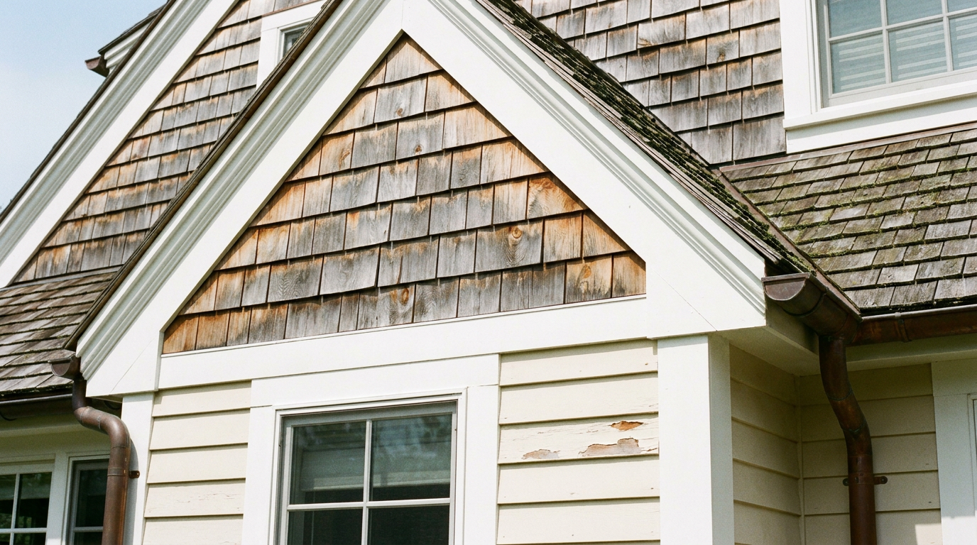 Fascia repair review before exterior painting on a Connecticut home